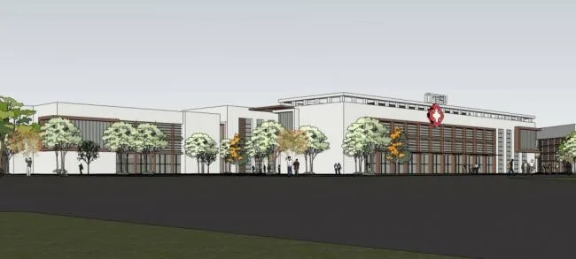 Sketchup医院模型|多层医院，医疗建筑，现代风格