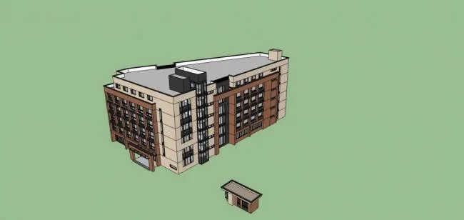 Sketchu工业厂房|多层公司厂房，现代风格，工业建筑