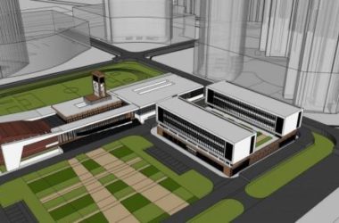 Sketchup学校模型|多层小学，学校教学楼，现代风格，教育建筑-BIM建筑网