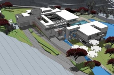 Sketchup商业模型|多层会所，度假村，景观，水坝，商业建筑，现代风格-BIM建筑网