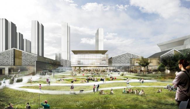 Sketchup商业模型|多层会商业建筑，现代风格