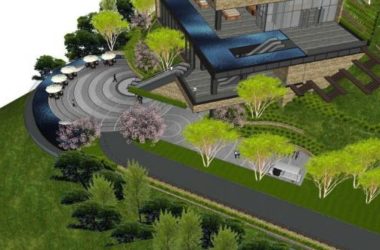 Sketchup商业模型|多层山地会所，商业建筑，现代风格-BIM建筑网