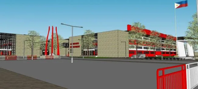 Sketchup学校模型|多层学校，教育建筑，教学楼，现代风格