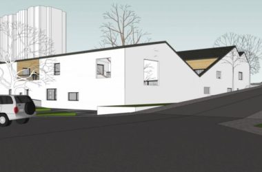 Sketchup学校模型|多层幼儿园，现代风格，坡屋顶，教育建筑-BIM建筑网