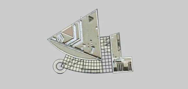Sketchup文化模型|多层博物馆，现代风格，文化建筑
