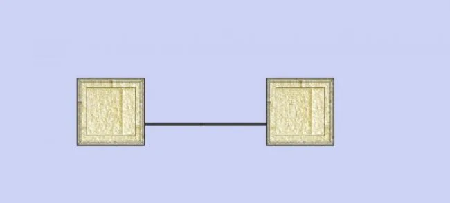 Sketchup素材模型|庭院大门，建筑构件，古典风格