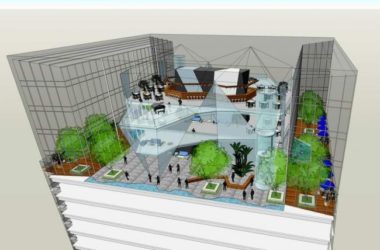 Sketchup商业模型|超高层顶部高档会所，顶层会所，现代风格，商业建筑-BIM建筑网