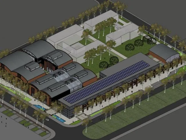 Sketchu工业厂房|多层工厂，工业建筑，厂房，现代风格