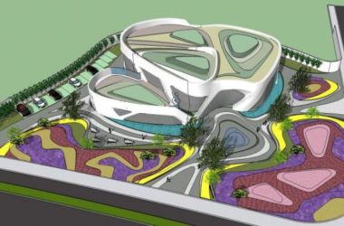 Sketchup商业模型|多层售楼处，现代风格，商业建筑-BIM建筑网