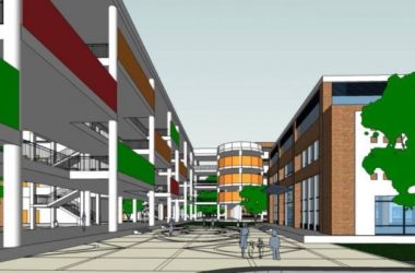 Sketchup学校模型|多层学校，教学楼，教育建筑，现代风格-BIM建筑网