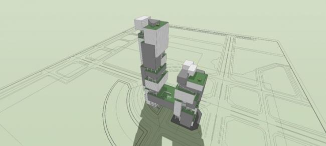 Sketchup办公模型|高层办公，现代风格，写字楼