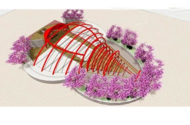 Sketchup景观模型|城市剧场，现代风格，景观-BIM建筑网