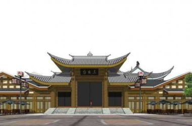 Sketchup文化模型|三幺台，民俗风情建筑，文化，中式风格-BIM建筑网