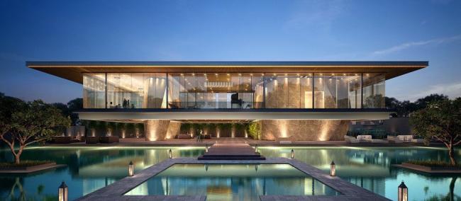 Sketchup商业模型|多层售楼处，商业建筑，现代风格