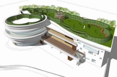 Sketchup学校模型|紫竹幼儿园，多层学校，教育建筑，现代风格-BIM建筑网