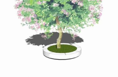 Sketchup素材模型|树池,座凳,景观素材-BIM建筑网