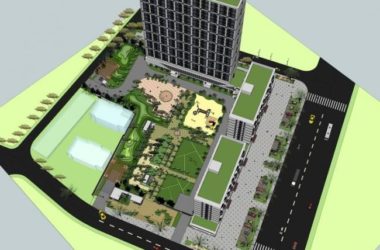 Sketchup住宅模型|多层高层混合，公寓楼，居住建筑，现代风格，住宅景观-BIM建筑网