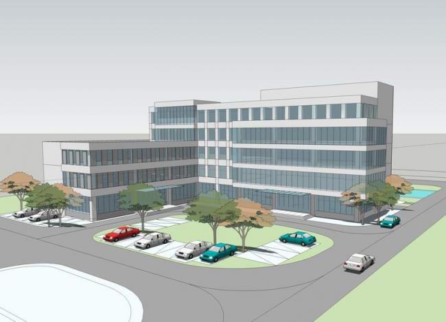 Sketchup办公模型|多层办公楼，低层小型办公楼，现代风格