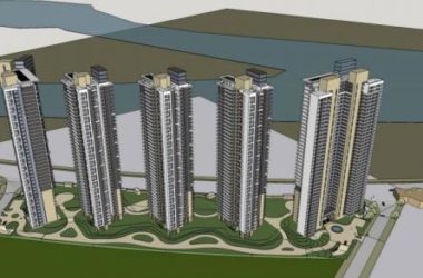 Sketchup住宅模型|高层商业住宅小区，居住建筑，现代风格-BIM建筑网