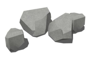 Sketchup素材模型|景观石头素材组件-BIM建筑网