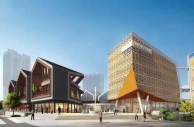 Sketchup商业模型|多层山地商业街，现代风格-BIM建筑网