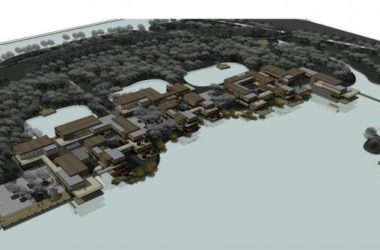 Sketchup商业模型|多层酒吧街，商业建筑，现代风格-BIM建筑网