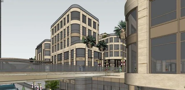 Sketchup综合体模型|多层高层混合，商业综合体，高层住宅，现代风格