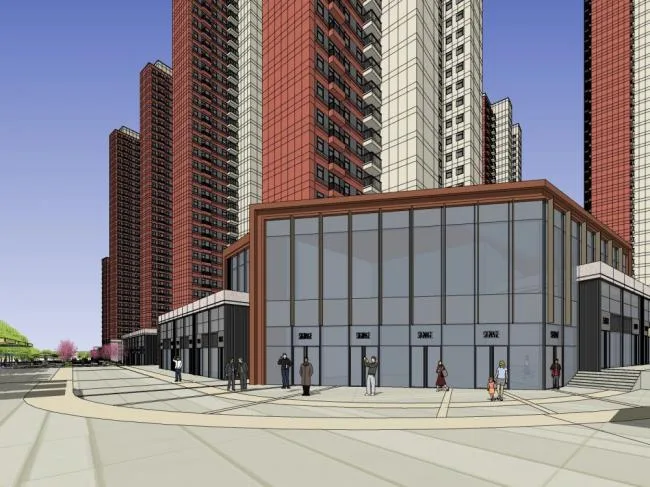 Sketchup综合体模型|多层高层混合商业综合体，高层住宅，现代风格
