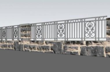 Sketchup素材模型|围墙护栏，栏杆，构件-BIM建筑网