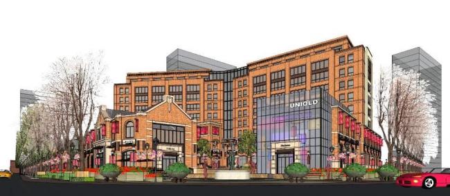 Sketchup商业模型|多层商业，新古典风格