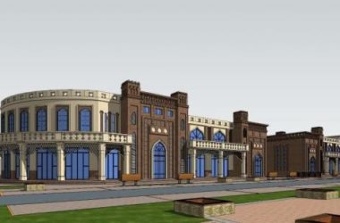 Sketchup商业模型|新疆民俗，多层商业街，伊斯兰风格-BIM建筑网