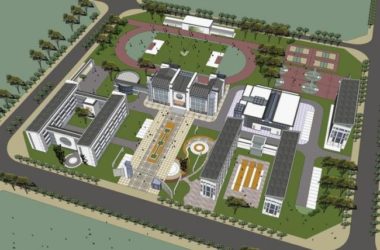 Sketchup学校模型|多层学校中学，教学楼，教育建筑，中式风格-BIM建筑网