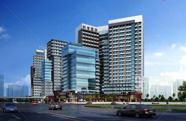 Sketchup住宅模型|高层住宅小区，公寓，社区沿街商业，居住建筑，现代风格