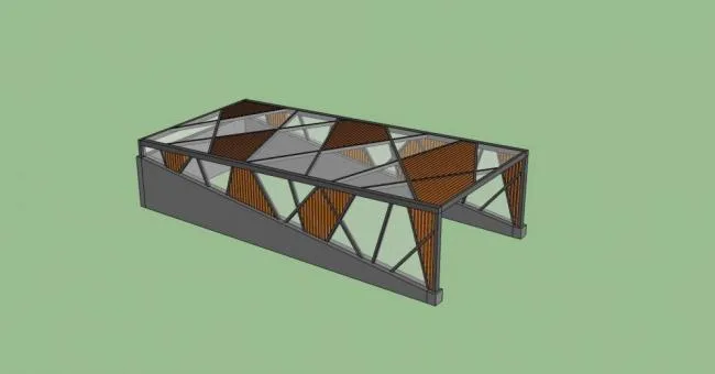 Sketchup素材模型|车库入口，构件，素材组件