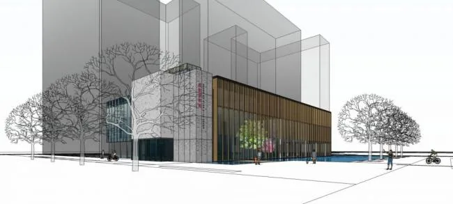 Sketchup商业模型|多层会所，商业建筑，现代风格