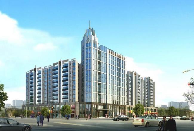 Sketchup住宅模型|高层办公，住宅小区规划，现代风格，居住建筑