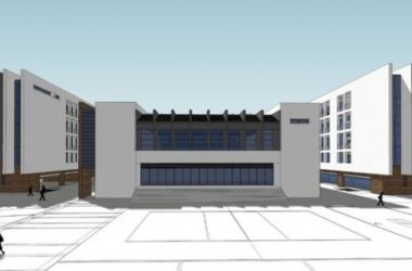 Sketchup学校模型|多层中学学校，校园，教学楼，教育建筑，现代风格-BIM建筑网