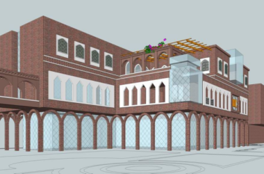 Sketchup商业模型|多层商业街，阿拉伯，新疆风情，古典风格-BIM建筑网