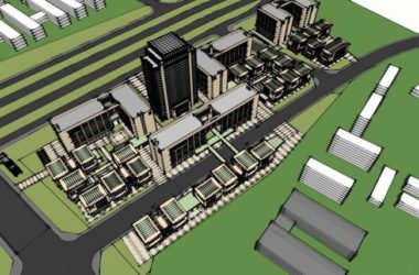 Sketchu工业厂房|多层高层混合办公产业园，厂房工业建筑，现代风格-BIM建筑网