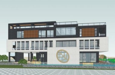 Sketchup商业模型|多层私人会所，商业建筑，现代风格-BIM建筑网