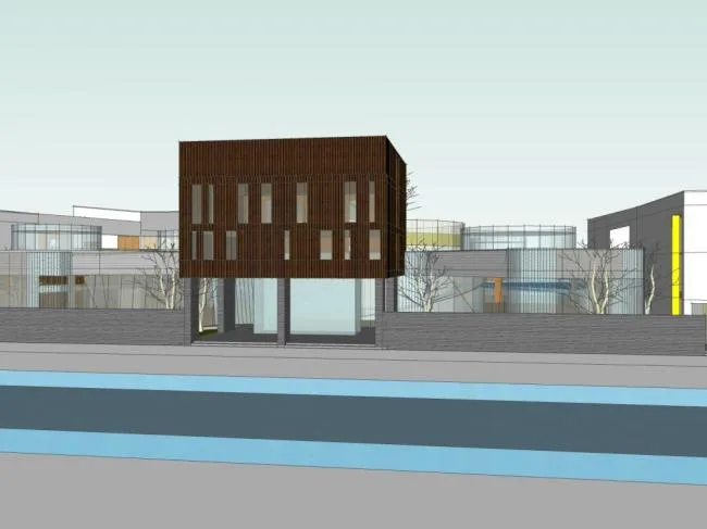 Sketchup学校模型|地层幼儿园学校，现代风格，教育建筑