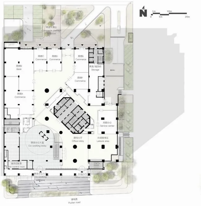 BIM建筑|从守旧向开放的演变：宝钢年夜厦城市更新项目 / FTA建筑设计