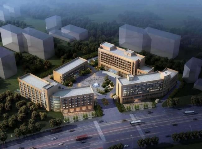 Sketchup医院模型|多层医院，病院，现代风格，医疗建筑