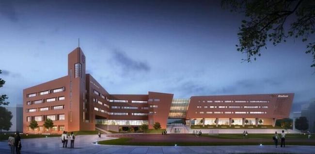 Sketchup学校模型|多层学校教学楼，体育馆，中小学，教育建筑，现代风格