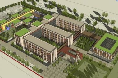 Sketchup学校模型|多层中小学学校，教学楼，教育建筑，现代风格-BIM建筑网