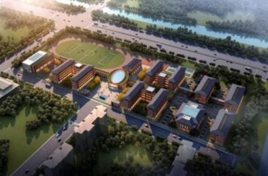 Sketchup学校模型|多层中小学学校，教学楼，教育建筑，古典风格-BIM建筑网