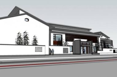 Sketchup商业模型|多层会所，商业建筑，中式风格-BIM建筑网