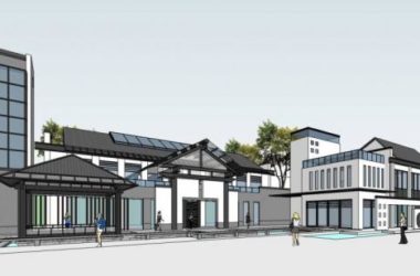 Sketchup商业模型|多层商业会所，新中式风格-BIM建筑网