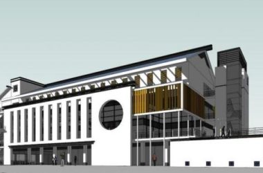 Sketchup学校模型|多层中小学学校，教学楼，教育建筑，新中式风格-BIM建筑网