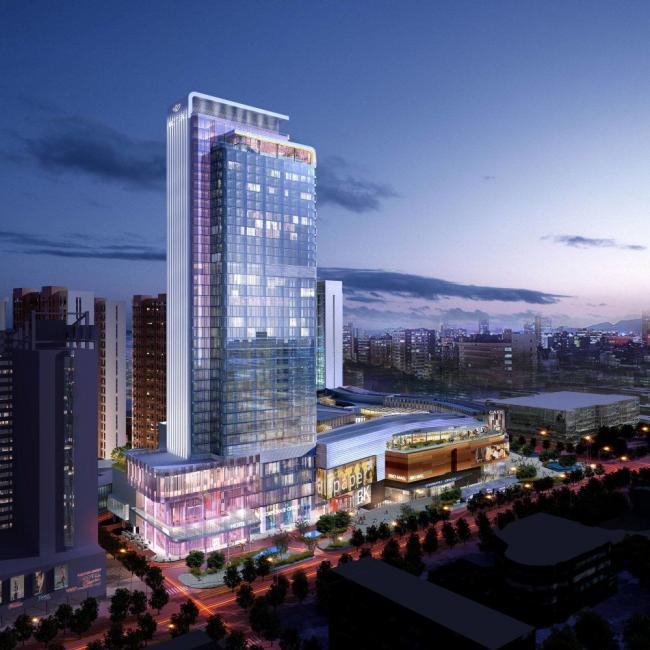 Sketchup综合体模型|超高层商业综合体，办公写字楼，酒店，住宅，现代风格